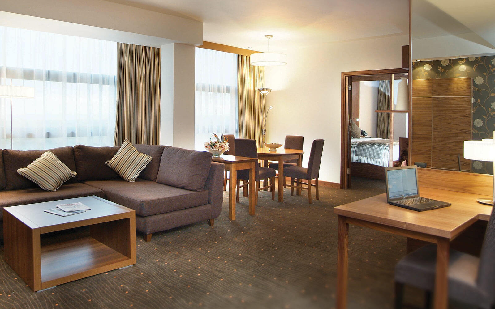 Living area of suite in Dundalk hotel